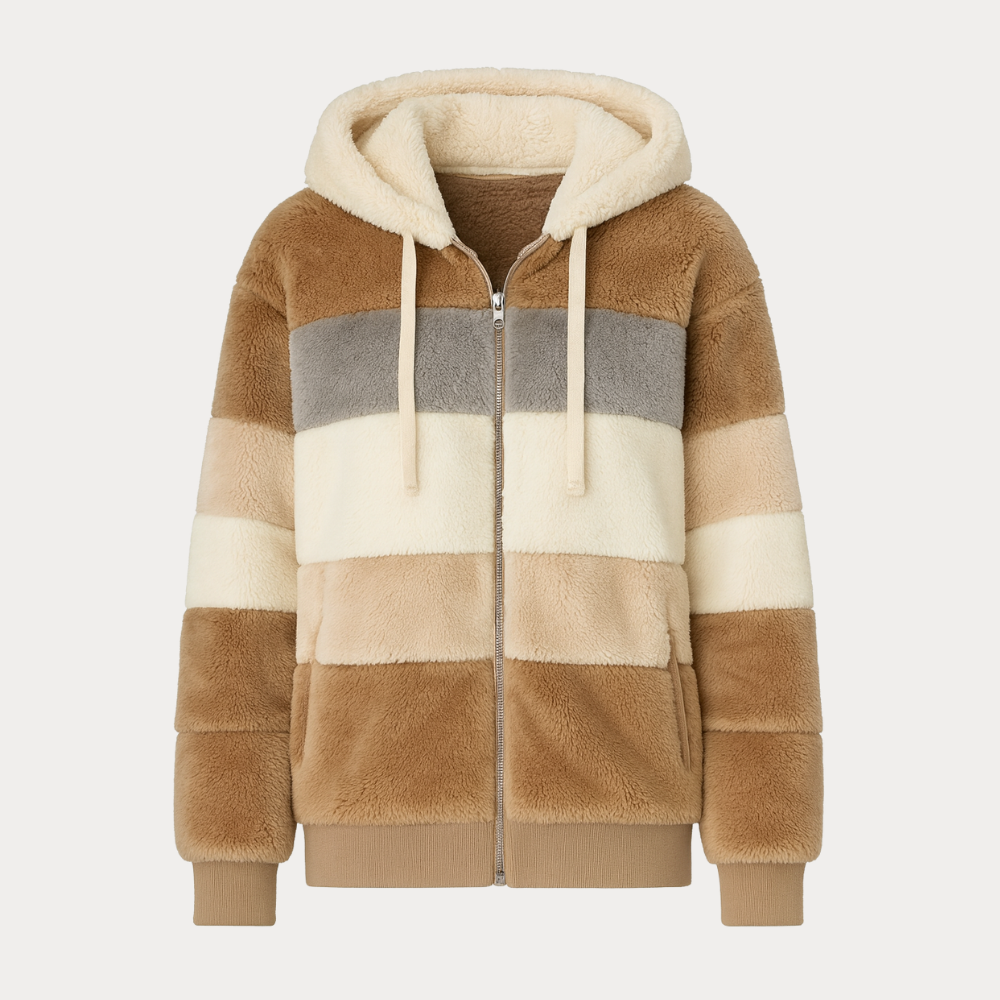 Aurora | Giacca Teddy con Cappuccio