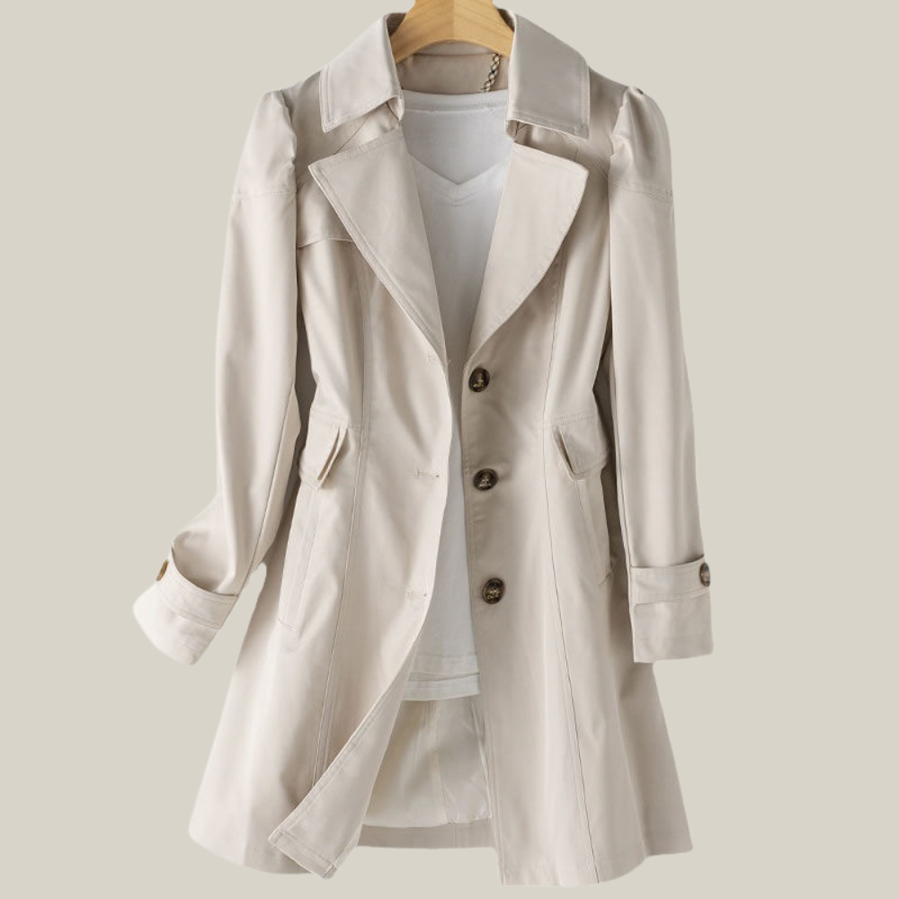 Valentina | Trench Classico con Colletto Revers