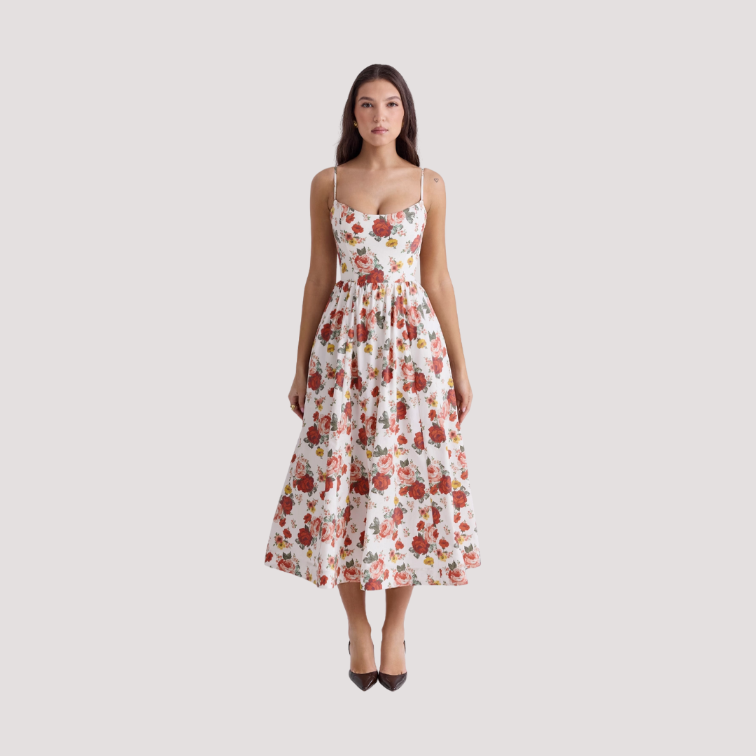 Gemma | Abito Midi con Spalline