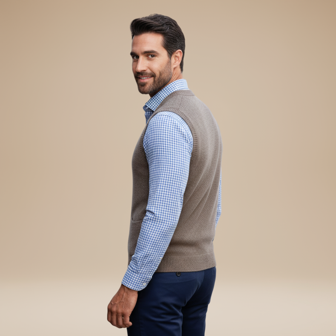 Filiberto | Gilet Uomo Elegante con Scollo a V