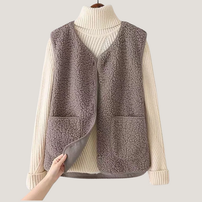 Ludovica | Gilet in Pile Morbido e Caldo