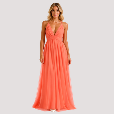 Mirella | Abito Lungo in Tulle