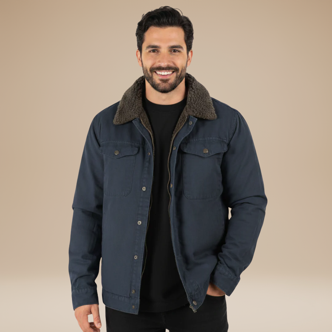 Aurelio | Men's Warm and Casual Fleece-Lined Jacket