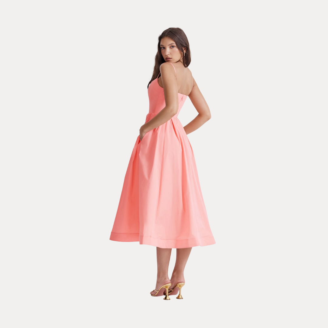 Gemma | Abito Midi con Spalline