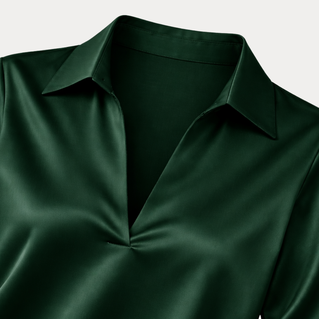 Blusa Donna Elegante con Scollo a V