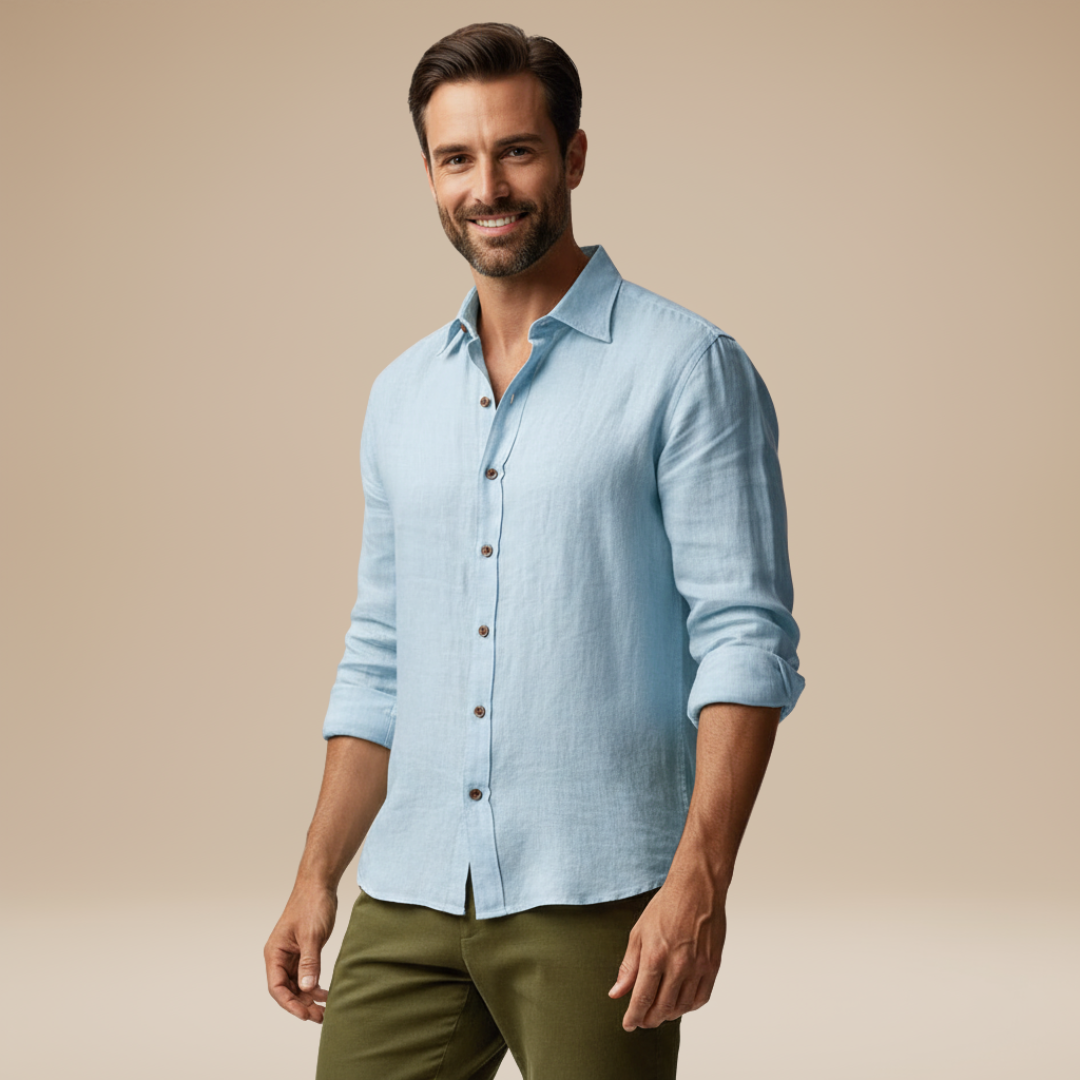 Lido | Camicia Uomo Leggera Stile Naturale e Chic