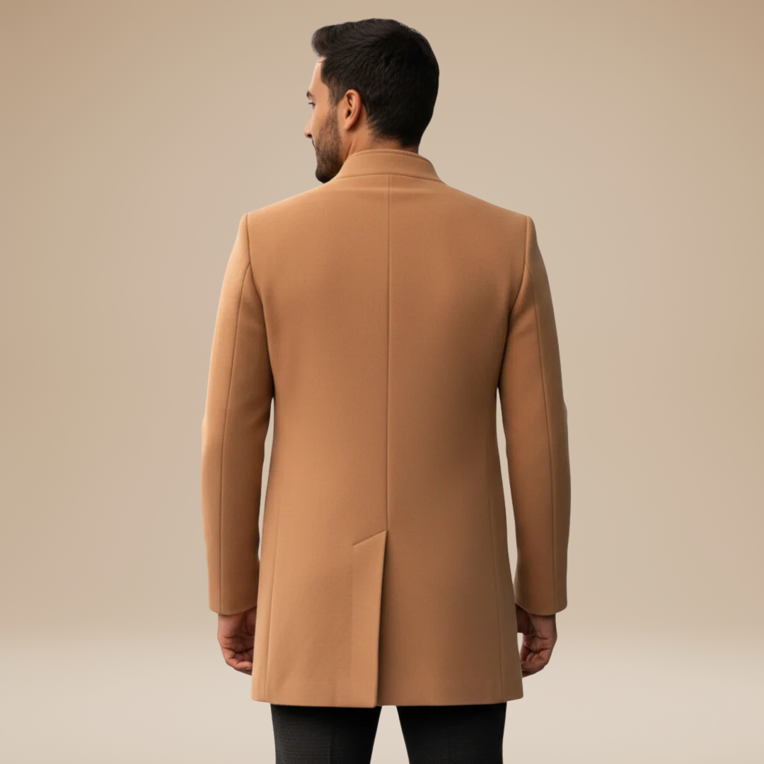Giuseppe | Refined Men's Coat with Mandarin Collar