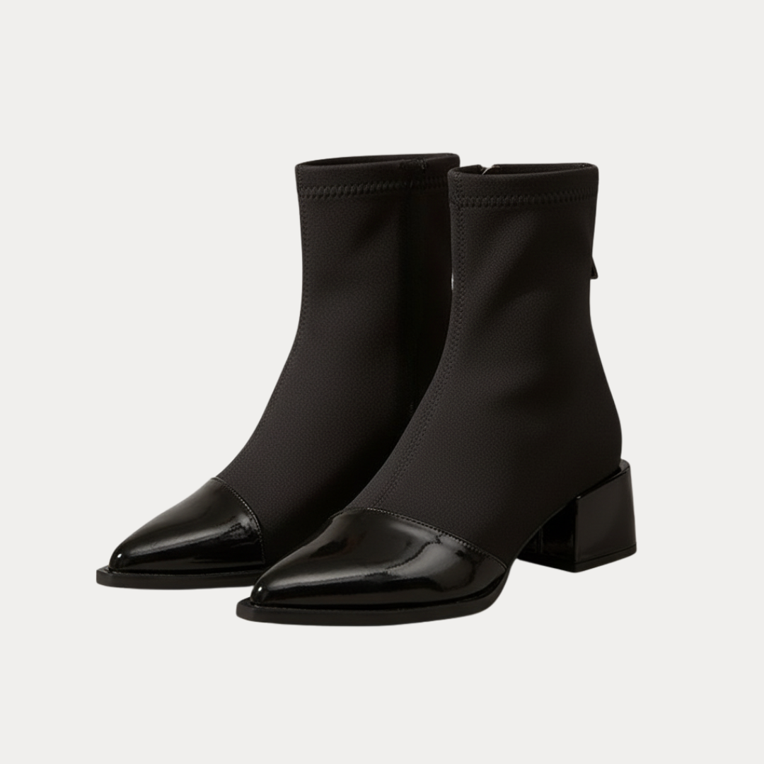 Lucia | Stivaletti Donna Chic con Dettaglio Zip Posteriore