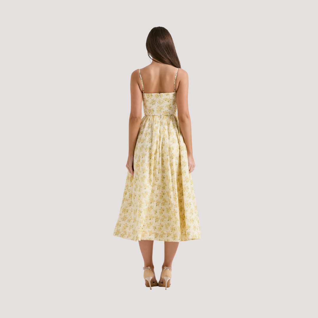 Gemma | Abito Midi con Spalline