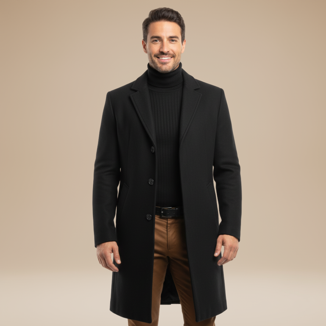 Ercole | Cappotto Lungo Uomo dal Design Deciso