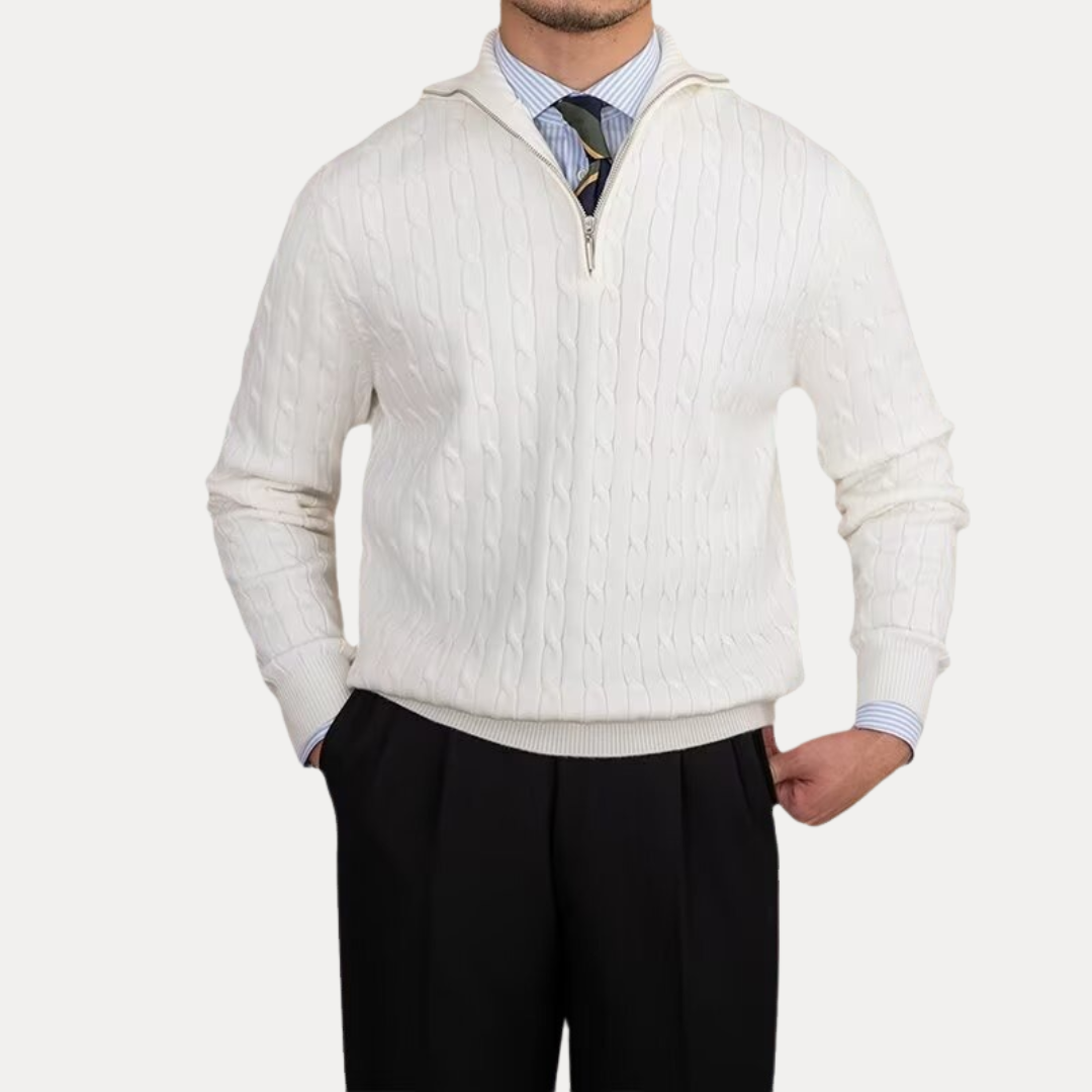 Riccardo | Maglione Uomo Treccia Elegante