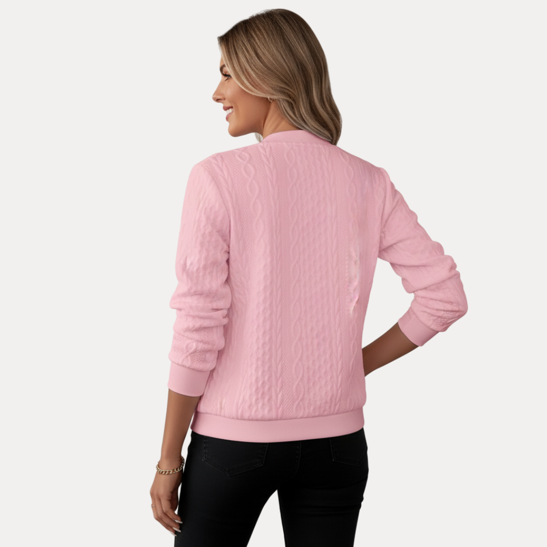 Elena | Cardigan Bomber Elegante
