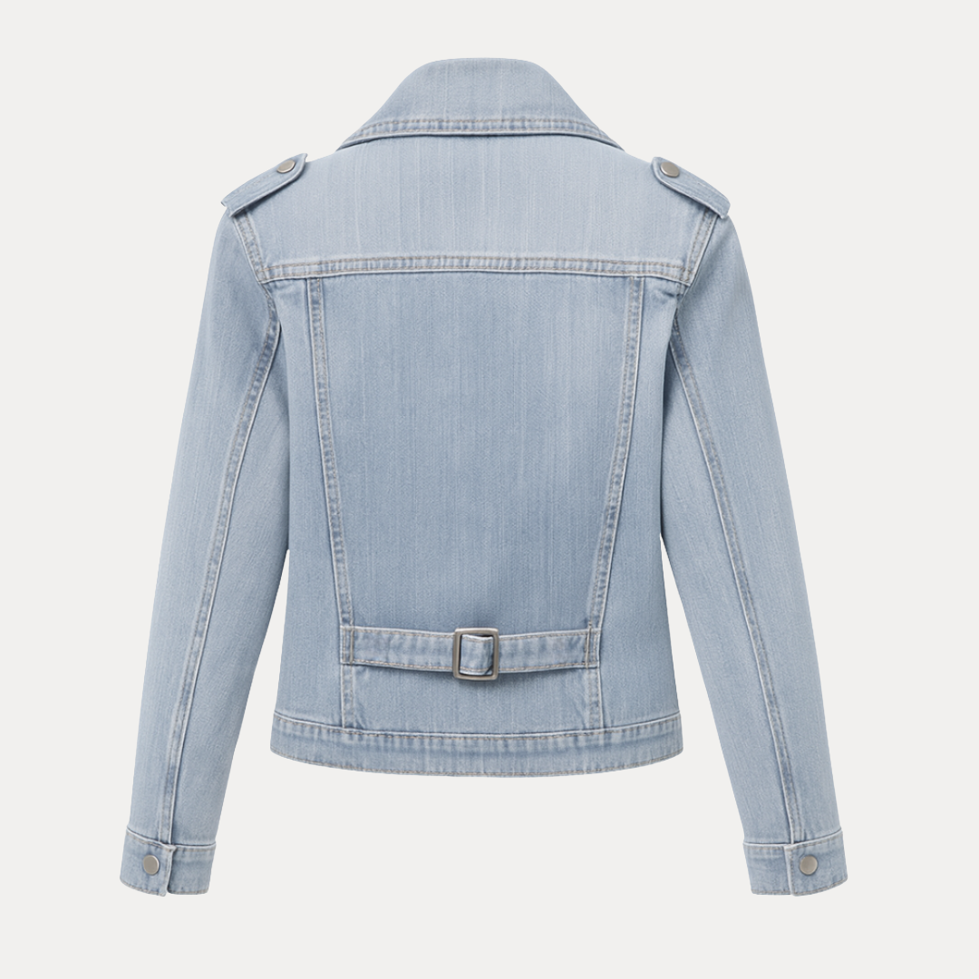 Giada | Giacca Biker in Jeans da Donna