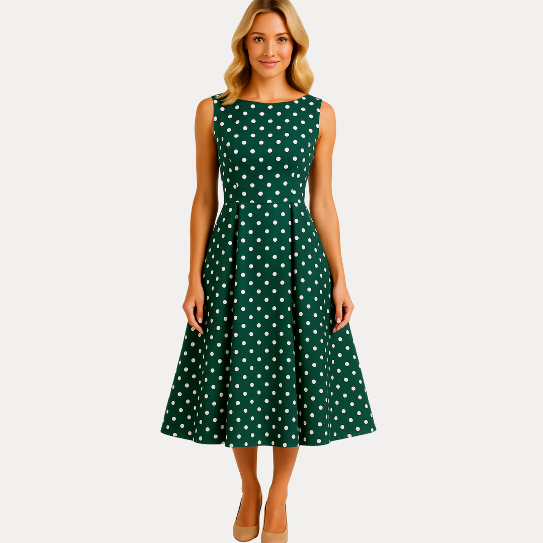 Jacinta | Abito Midi a Pois