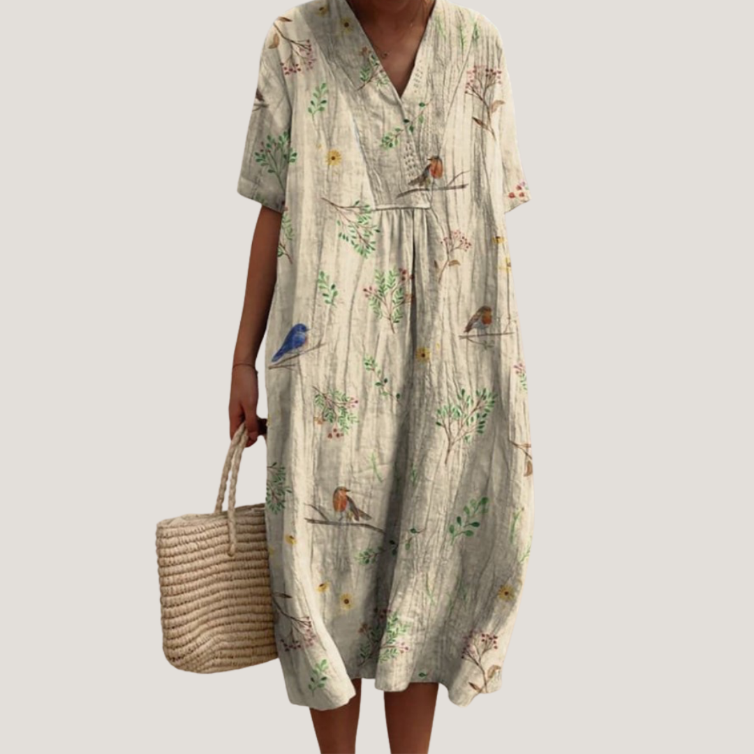 Liliana | Abito Comodo con Stile Naturale
