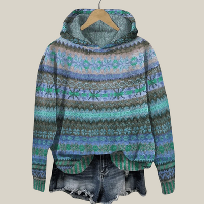 Giada | Maglione Jacquard con Cappuccio