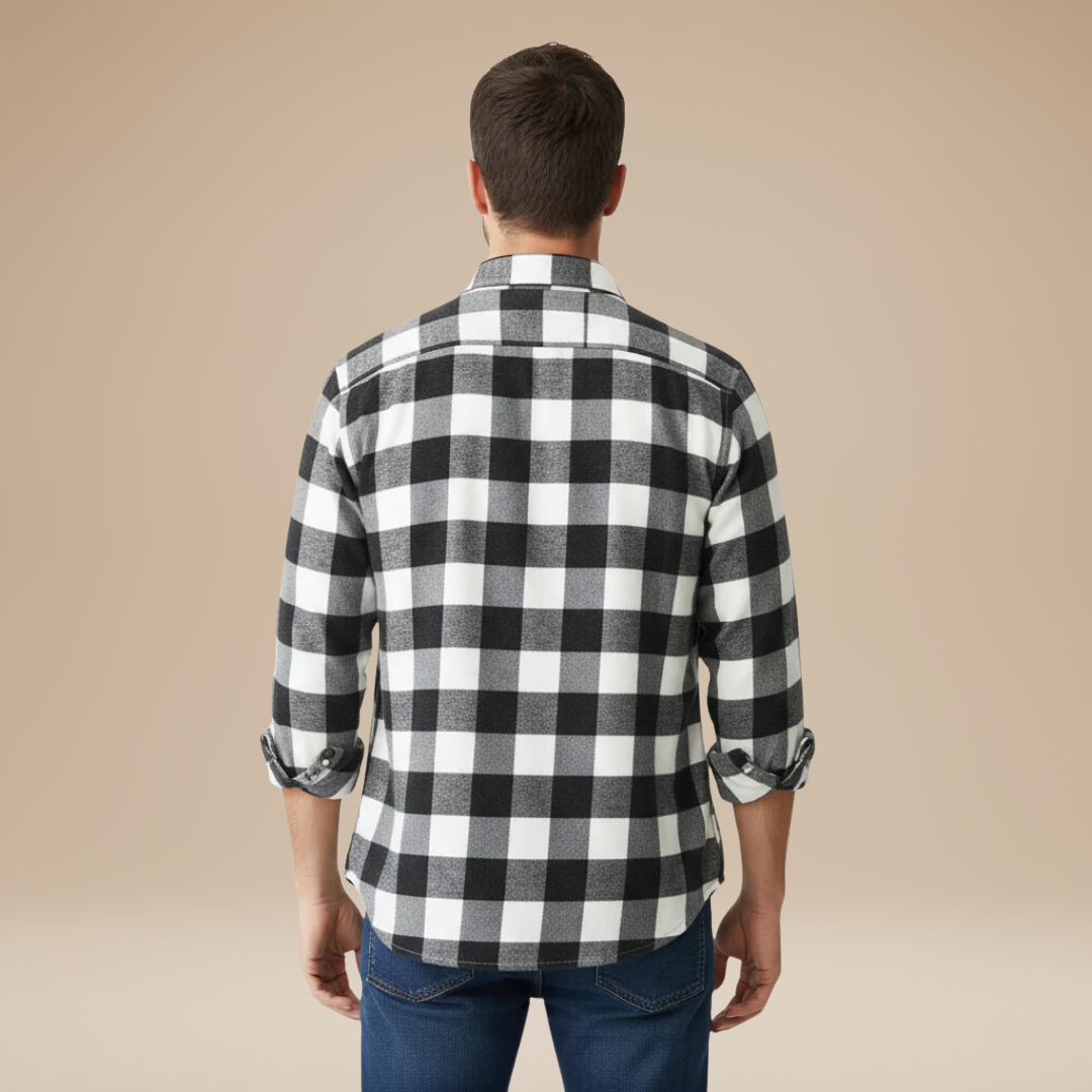 Ethan | Versatile and Modern Men's Checkered Shirt