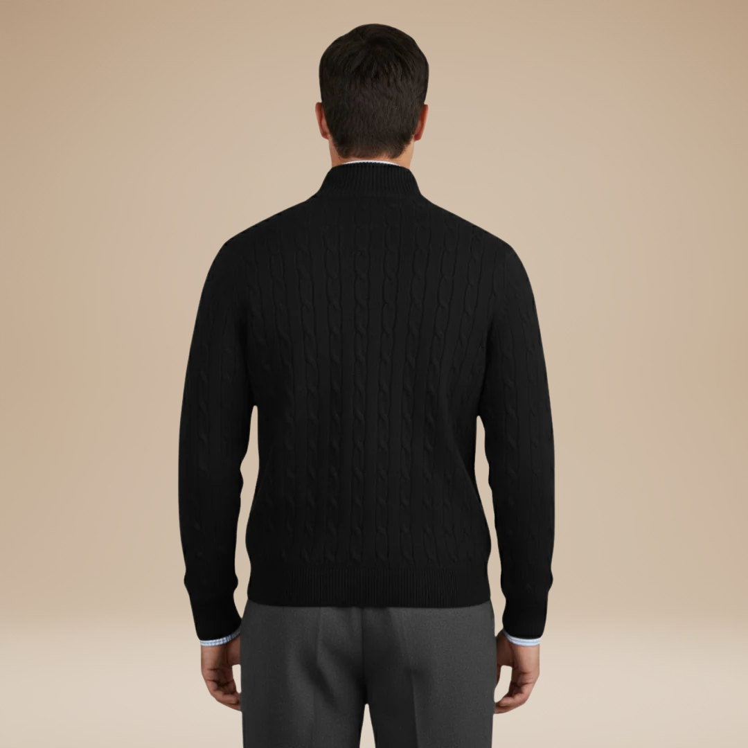 Riccardo | Men's Elegant Braided Sweater