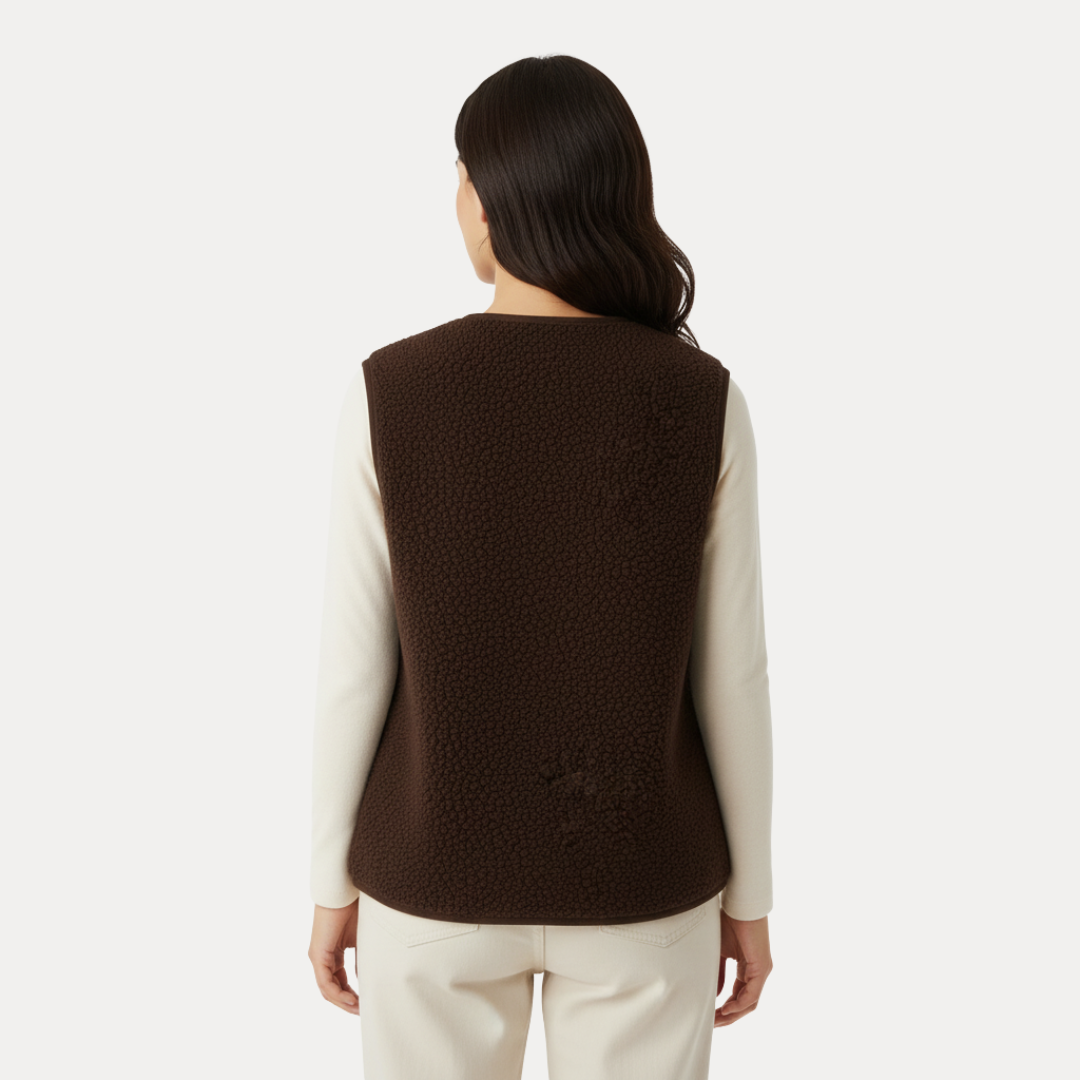Ludovica | Gilet in Pile Morbido e Caldo