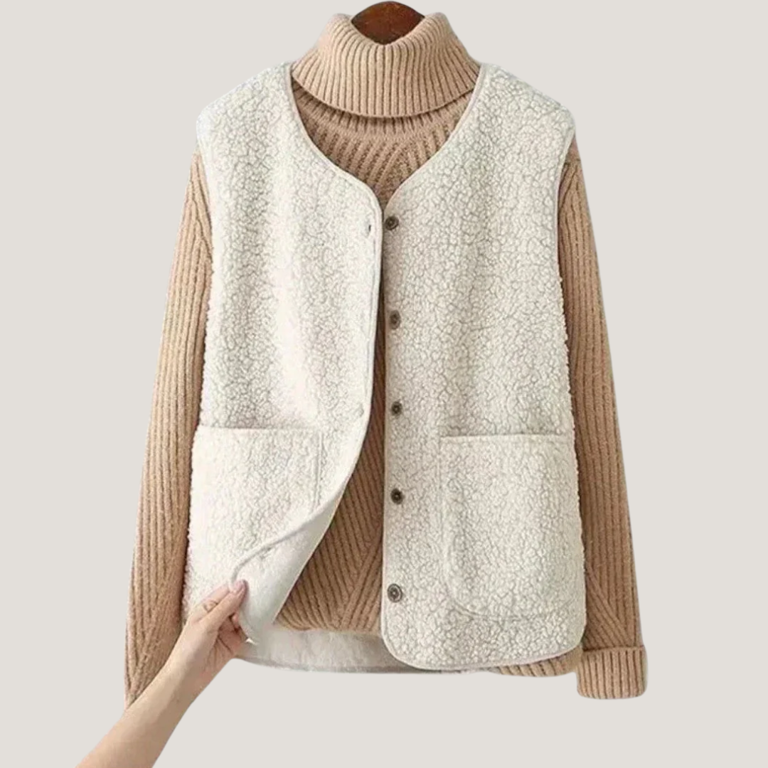 Ludovica | Gilet in Pile Morbido e Caldo