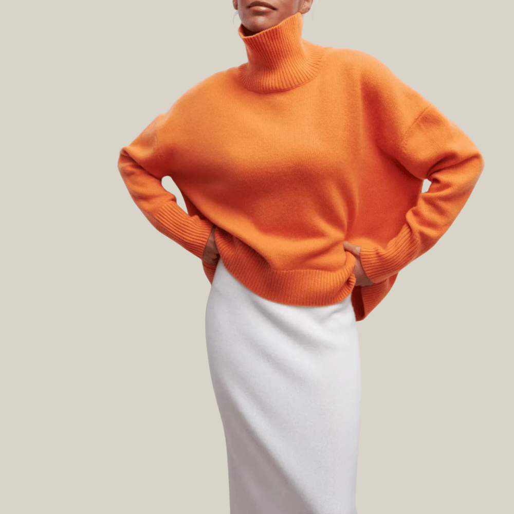Marcella | Maglione Collo Alto Raffinato