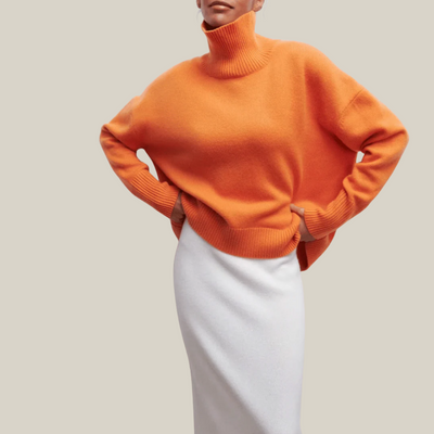 Marcella | Maglione Collo Alto Raffinato