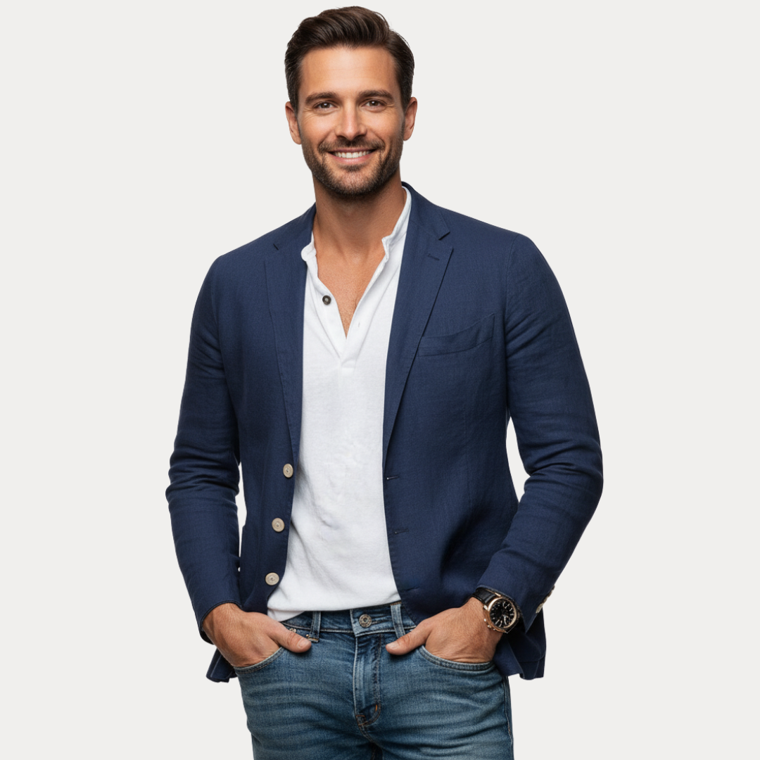 Luca | Blazer Sartoriale Uomo Casual Elegante e Leggero