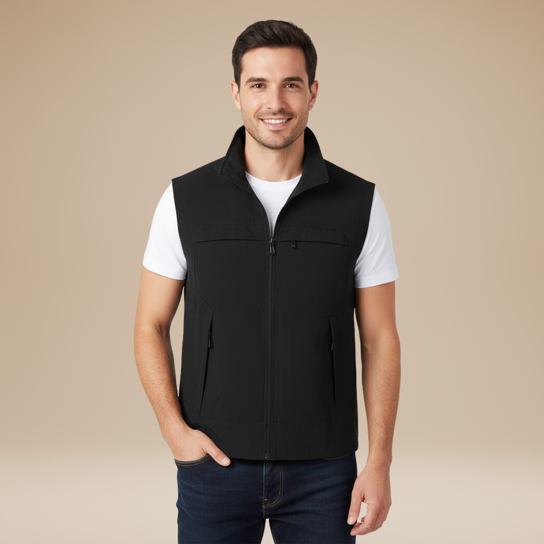 Vento | Gilet Uomo con Zip Pratico e Raffinato