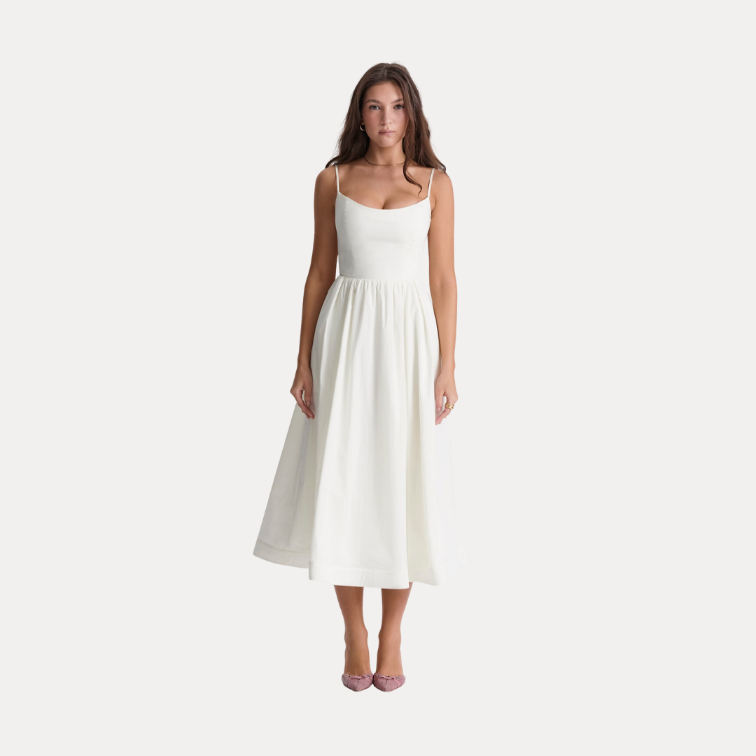 Gemma | Abito Midi con Spalline