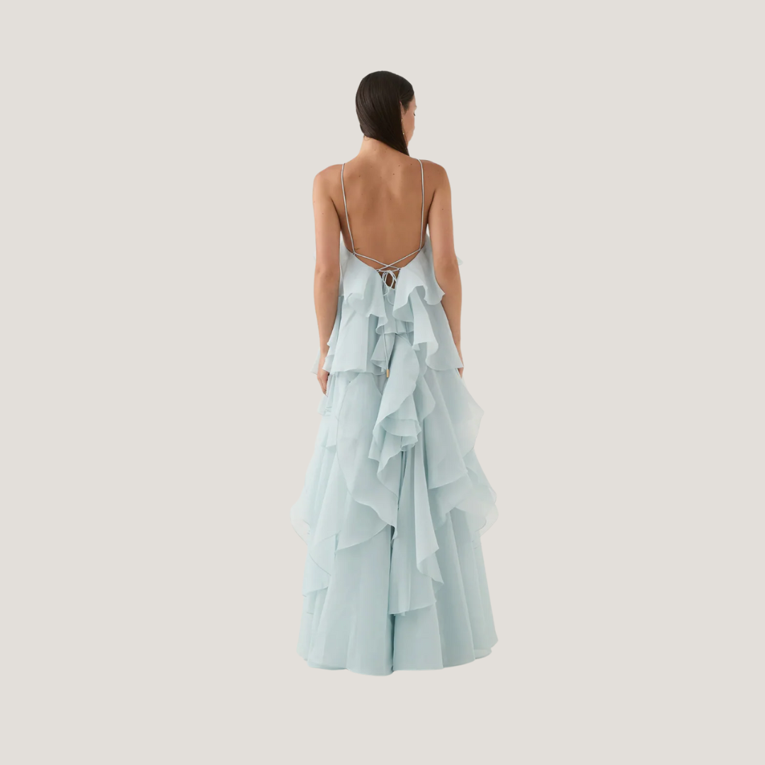 Armanda | Abito Elegante con Dettagli Drammatici