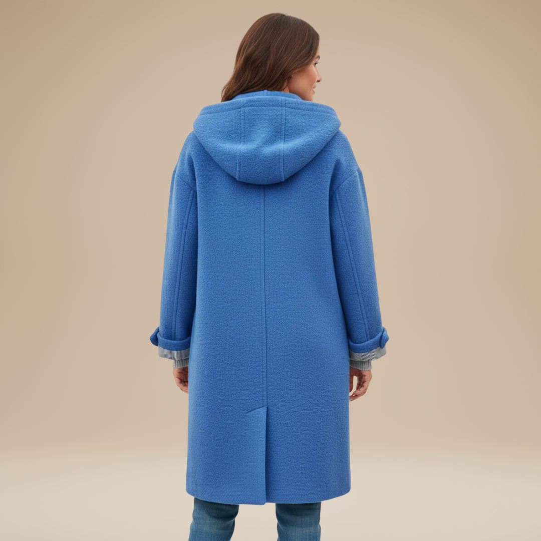 Aurora | Cappotto Lungo Donna con Cappuccio Elegante