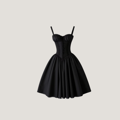 Ludovica | Abito Mini con Corsetto e Pizzo