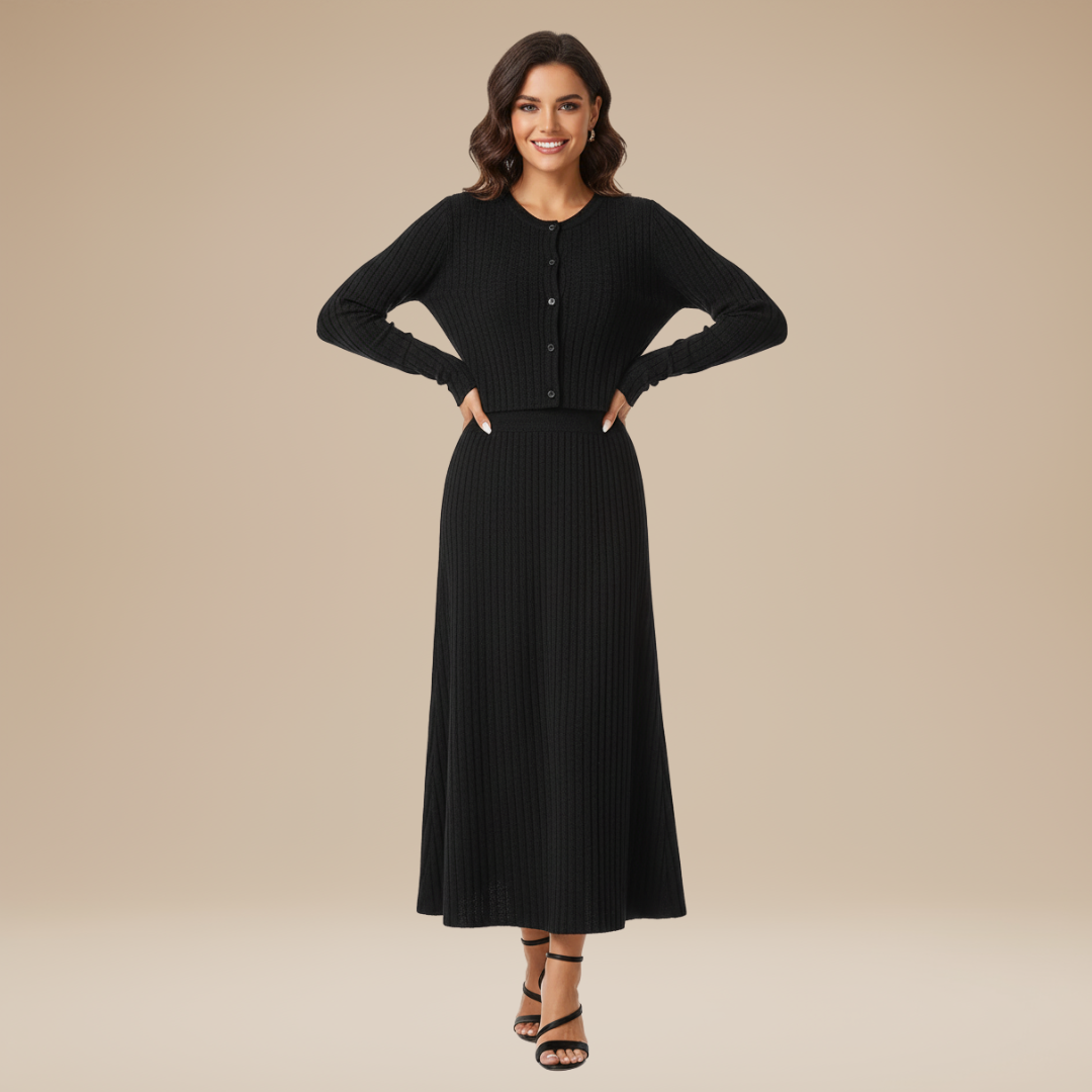 Agnola | Completo Morbido Donna a Costine Contemporaneo