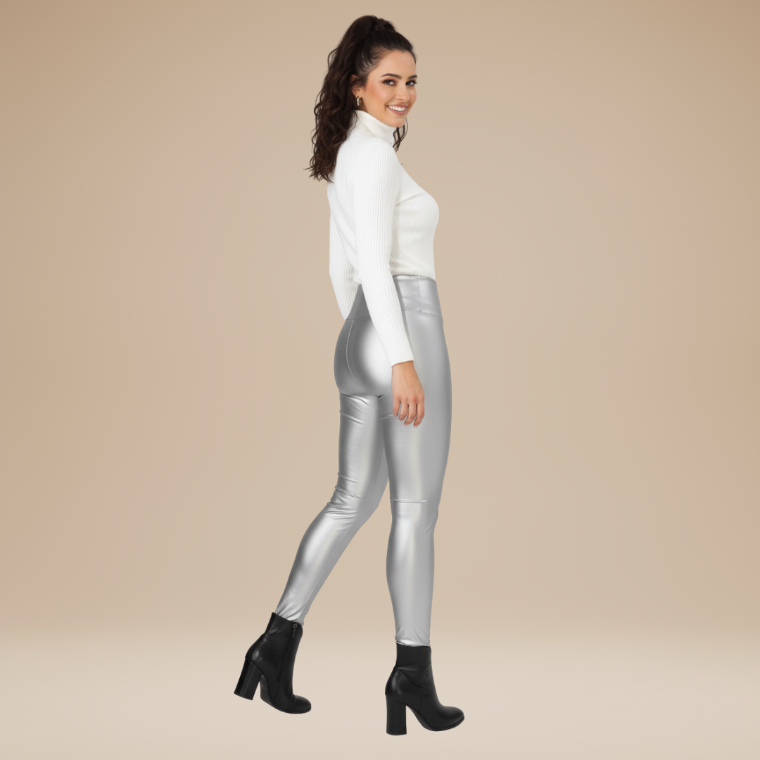 Adriana | Pantaloni Donna a Vita Alta con Controllo Addome