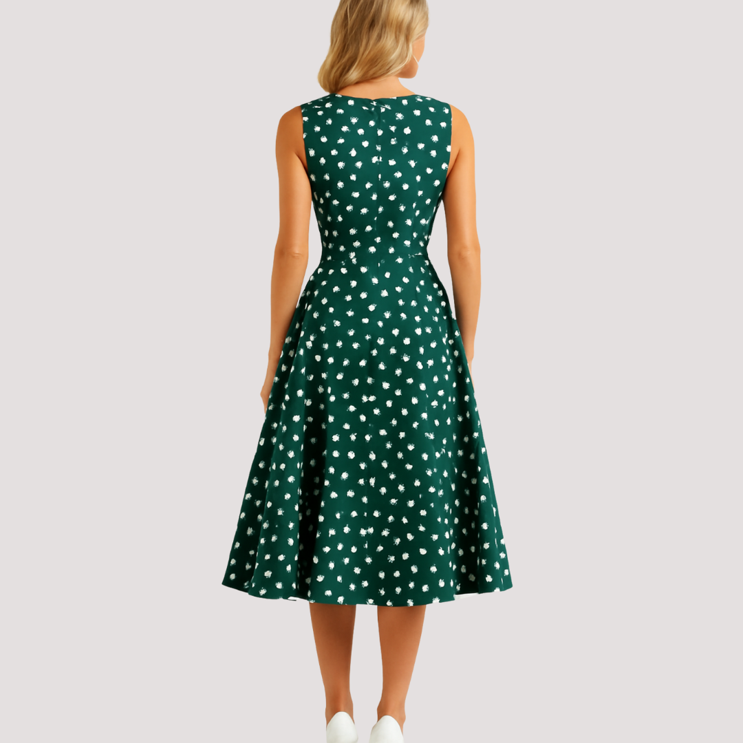 Jacinta | Abito Midi a Pois