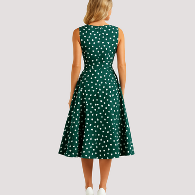 Jacinta | Abito Midi a Pois