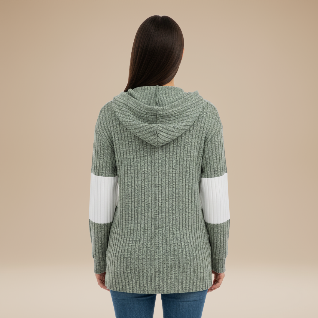 Veronica | Felpa Donna con Cappuccio e Linee Armoniose