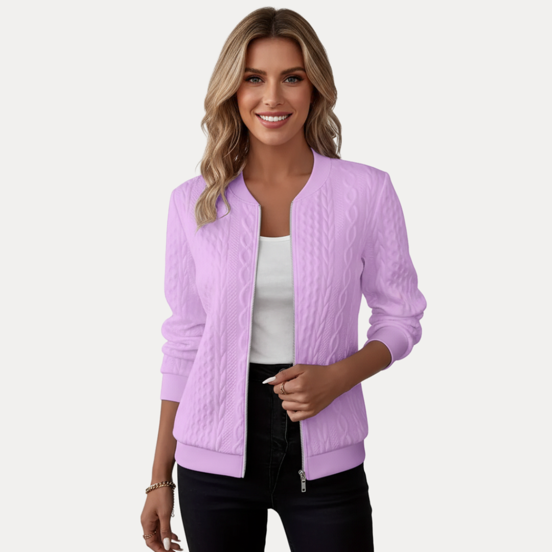 Elena | Cardigan Bomber Elegante