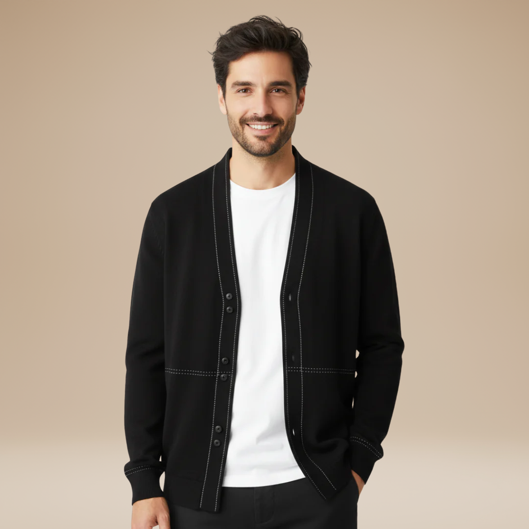 Giuliano | Men's Fine Knit Cardigan