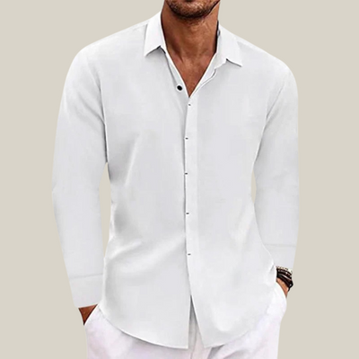 Alessio | Camicia Uomo Effetto Lino