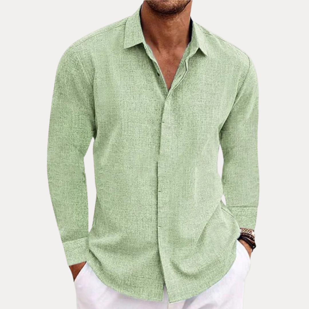 Alessio | Camicia Uomo Effetto Lino
