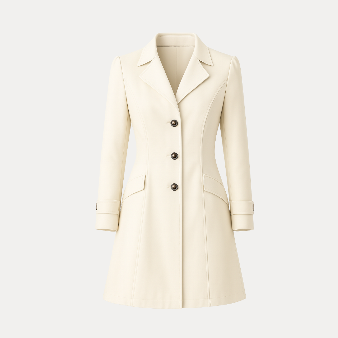 Valentina | Trench Classico con Colletto Revers