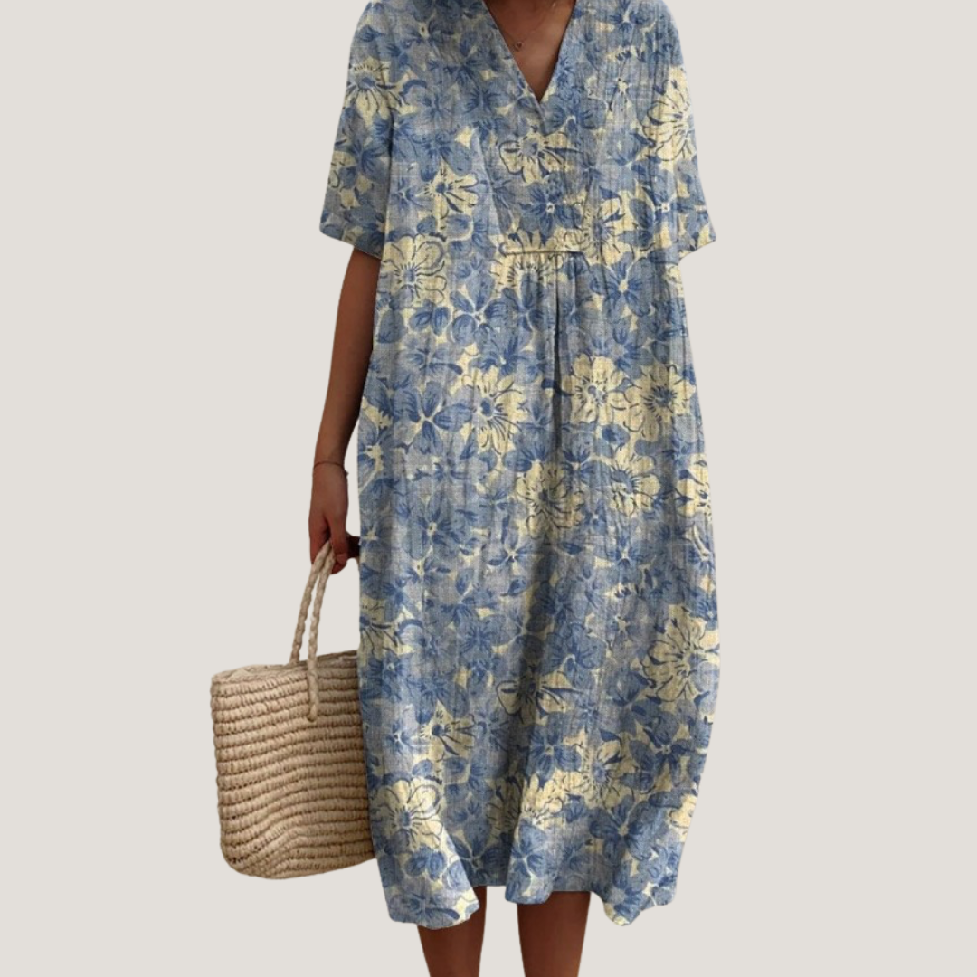 Liliana | Abito Comodo con Stile Naturale