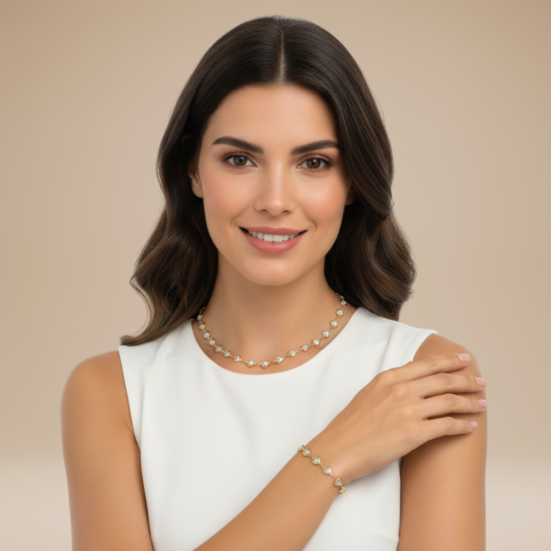 Imelda | Set Collana e Bracciale Donna Elegante e Armonioso
