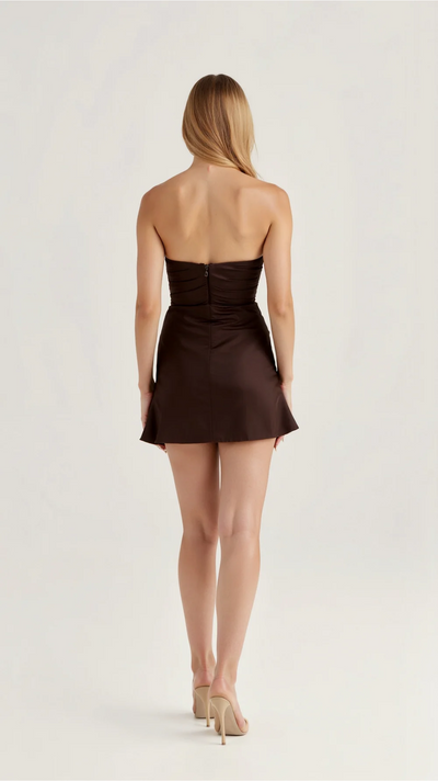 Carlotta | Mini abito bustier aderente senza spalline – Stile essenziale e seducente