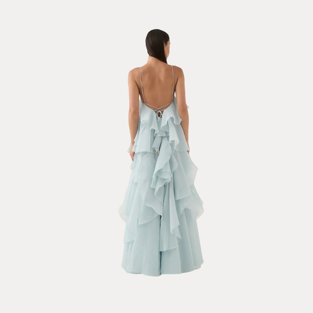 Armanda | Abito Elegante con Dettagli Drammatici