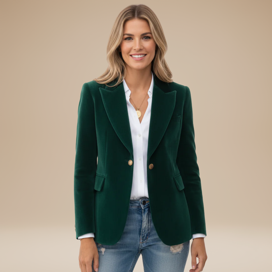 Cinzia | Blazer Donna con Bottoni Dorati Elegante