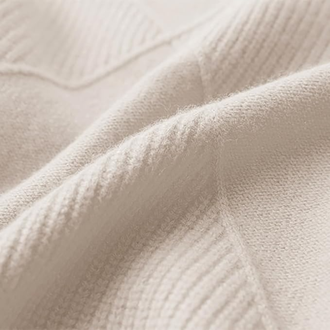 Beatrice | Maglione a Collo Alto con Rilievi