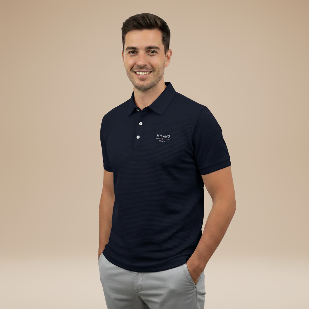 Luca | Men's Polo Shirt in Elegant Classic Italian Style