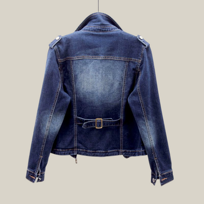 Giada | Giacca Biker in Jeans da Donna